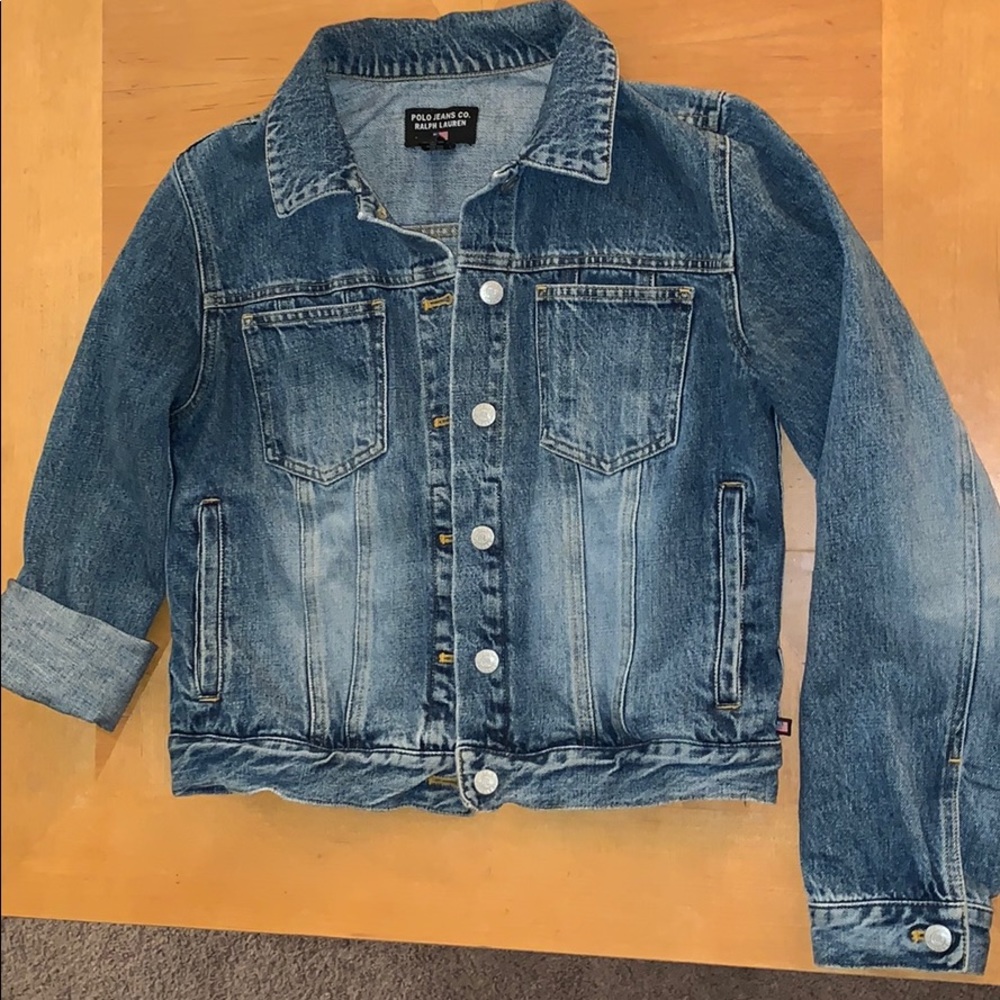 American Flag Ralph Lauren polo jean jacket